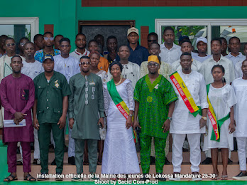 Lokossa : la nouvelle équipe de la Mairie des Jeunes officiellement investie pour cinq ans