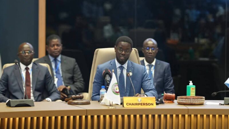 CEDEAO : Bassirou Diomaye Faye élu président en exercice