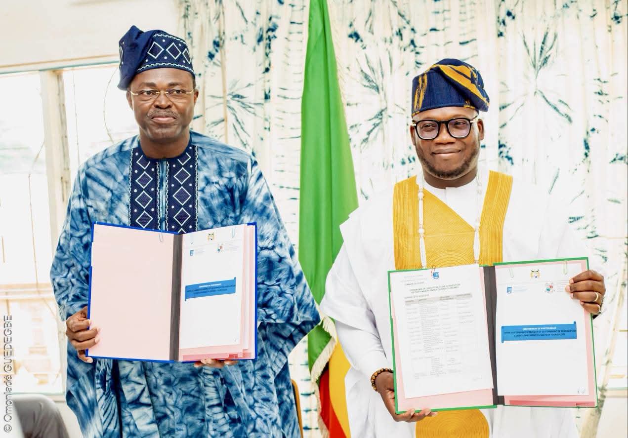 Abomey-Ouidah: les deux communes signent une convention de partenariat et de coopération intercommunale