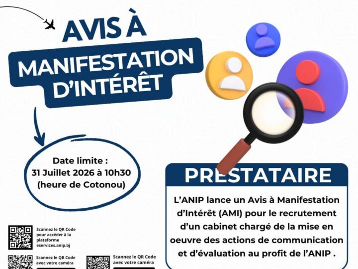 Services publics : L&rsquo;ANIP recherche un cabinet pour évaluer la qualité de ses services et renforcer sa communication