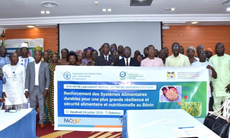 Agriculture : le Bénin lance un grand projet contre l’appauvrissement des sols