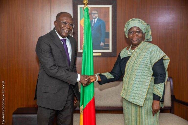 Bénin : Abdoulaye Bio Tchané présente sa vision du CES à la Vice-présidente Mariam Chabi Talata