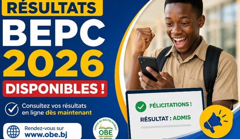 BEPC 2026: un taux d&rsquo;admissibilité de 64,14%  enregistré sur le plan national 
