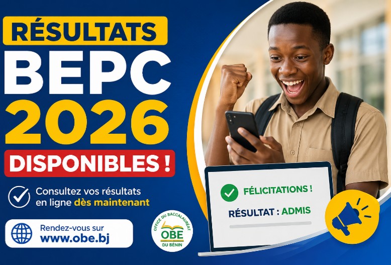 BEPC 2026: un taux d&rsquo;admissibilité de 64,14%  enregistré sur le plan national 