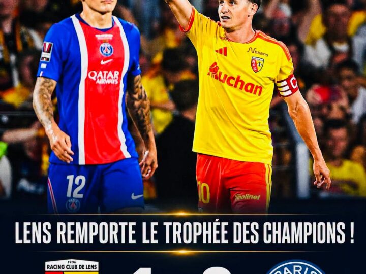 Trophée des Champions : Lens vainqueur ! 