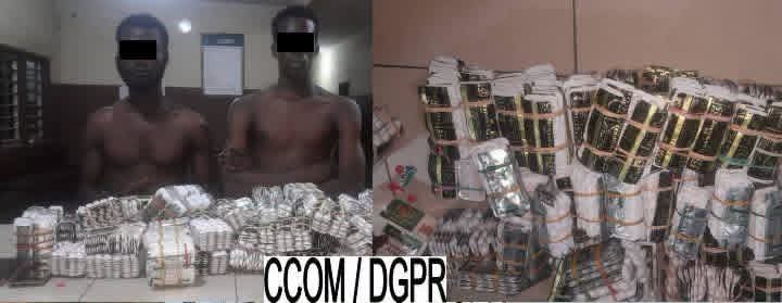 Bénin : deux voyageurs arrêtés à Cotonou avec plus de 17 000 comprimés psychotropes
