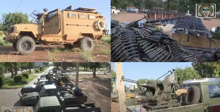 Niger : un important arsenal de guerre récupéré après l’attaque contre la base 101 à Niamey