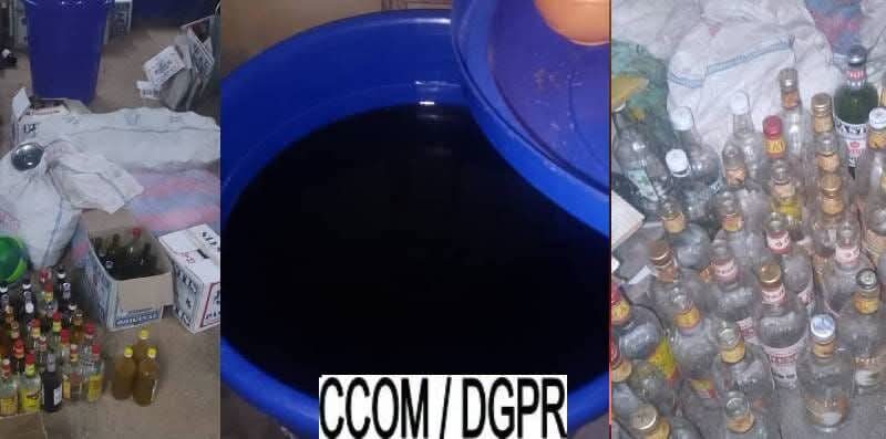 Parakou : une apprentie chimiste arrêtée pour fabrication clandestine de faux alcools