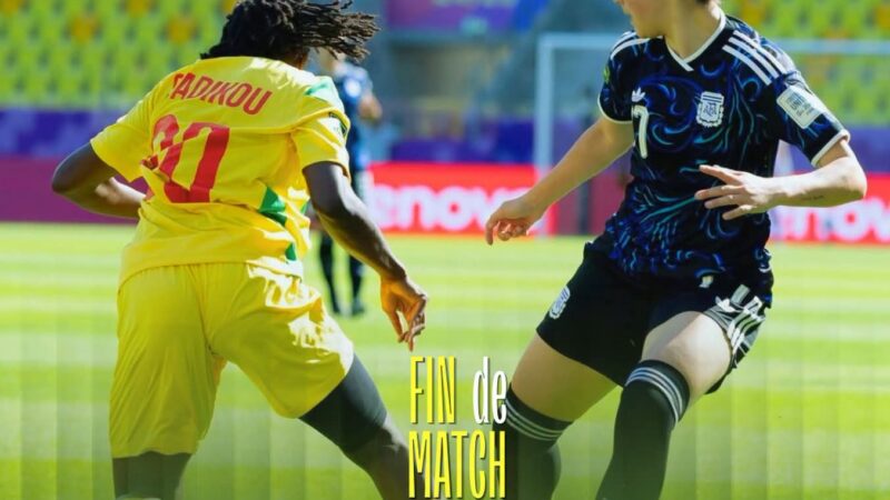 BÉNIN 0 – 8 ARGENTINE : Romaine Gandonou muette, naufrage collectif à Katowice