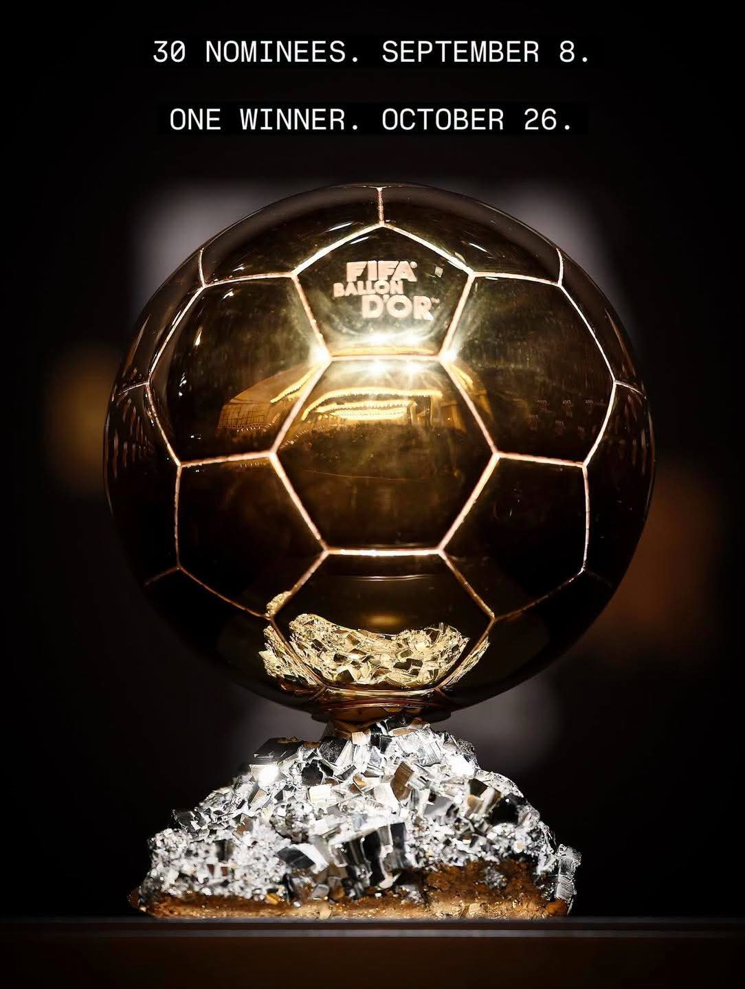 Ballon d’Or 2026 : Liste des 30 nommés, sans Pedri ni Olmo