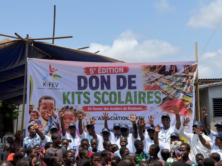 Rentrée scolaire 2026-2027: Plus de 200 enfants équipés de Kits scolaires à Kindonou
