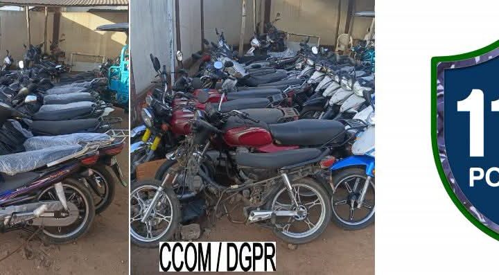 Abomey-Calavi: 34 moto d’origine douteuse saisies, les personnes victimes de vol invitées à se manifester 