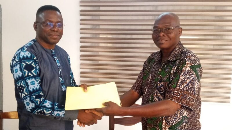 Maison des Médias : Alain Sessou passe le relais à Ulrich Vital Ahotondji