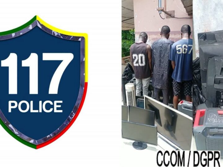 Pahou: trois individus interpellés après le cambriolage du domicile d’un militaire