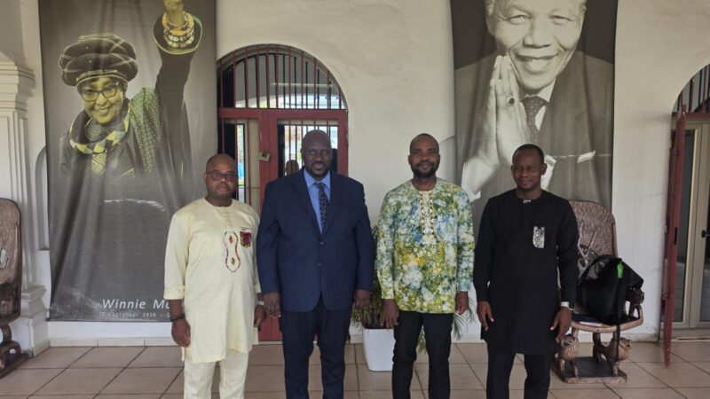 Ambassade de l&rsquo;Afrique du Sud au Bénin : L&rsquo;UPMB échange avec Dr Thomas Buthelezi
