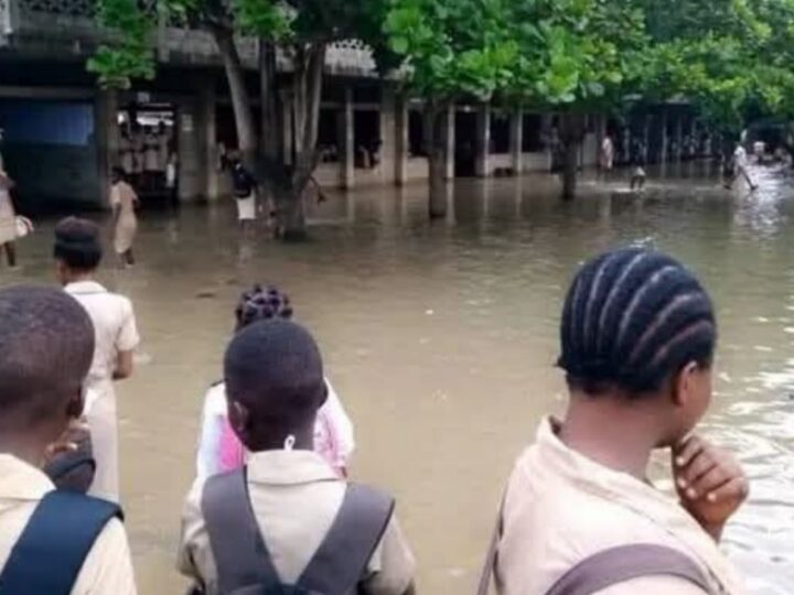 Ouinhi : les inondations paralysent le CEG des Tohouès